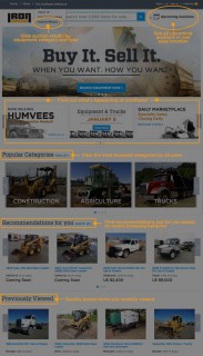 The homepage allows you to view the full upcoming auction schedule, auction results and more.