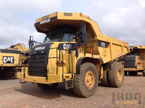 2011 Cat 772 Off-Road End Dump Truck