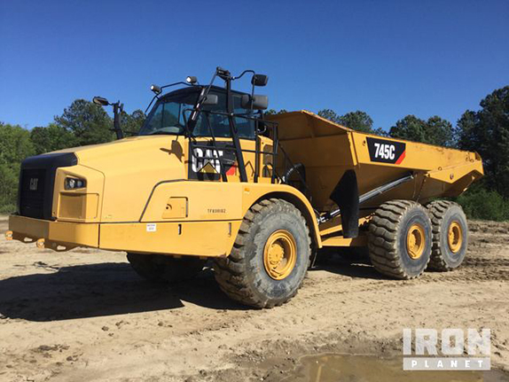 2015 Cat 745C Articulated Dump Truck