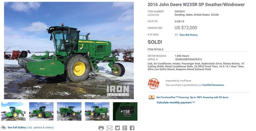 2016 John Deere